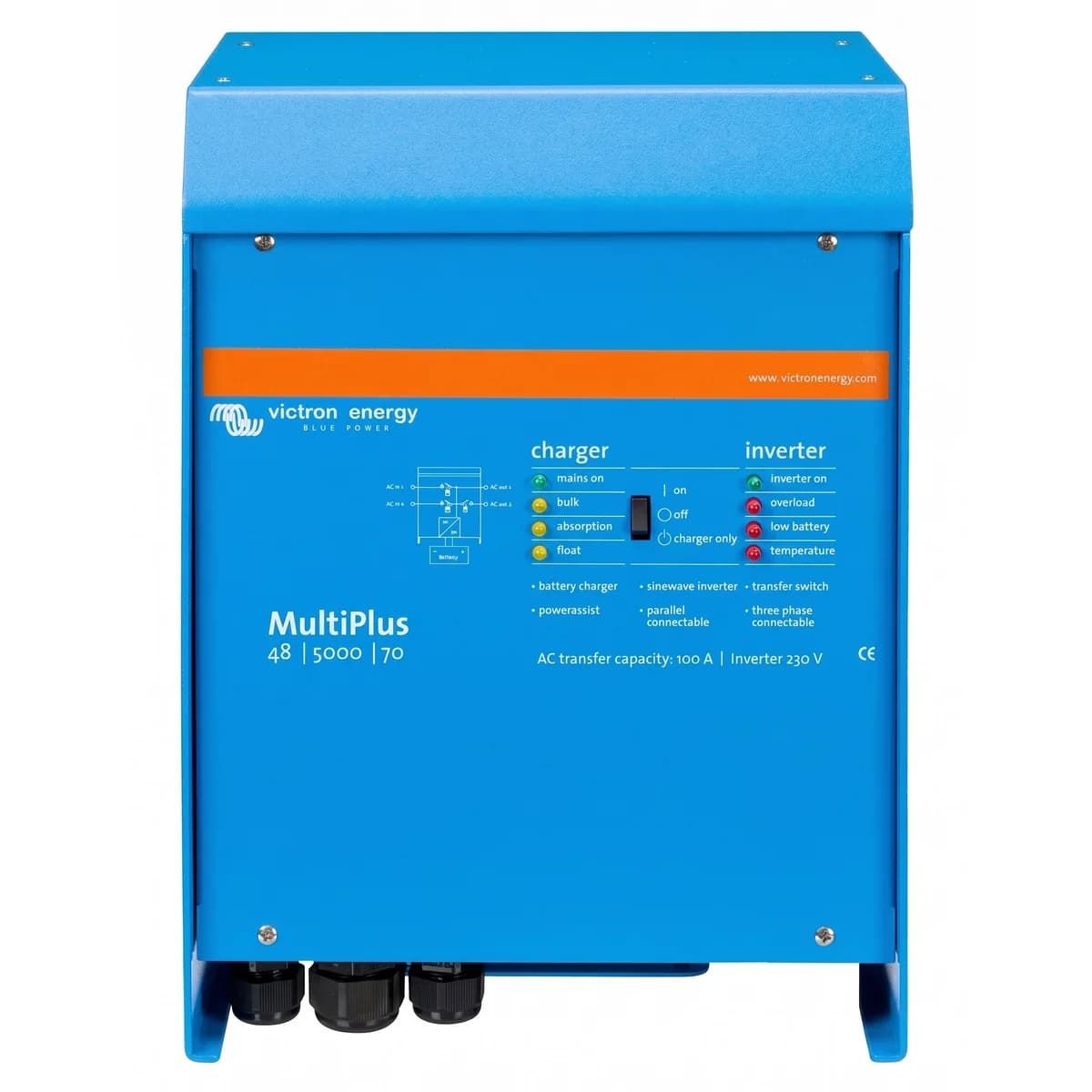 Inversor cargador 48V 5000VA 70A MultiPlus Victron