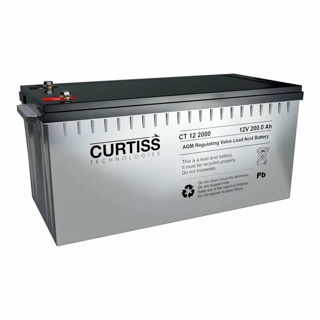 Batería de AGM 200Ah 12V Curtiss