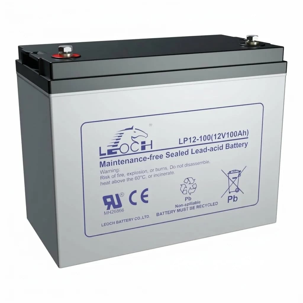 Batería AGM 100Ah 12V - LEOCH