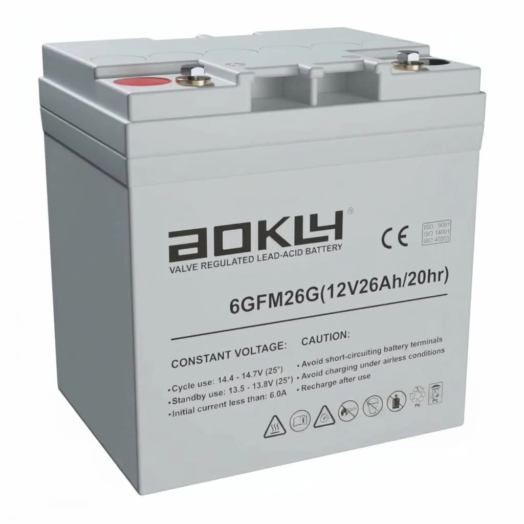 Batería de GEL 26Ah 12V Aokly