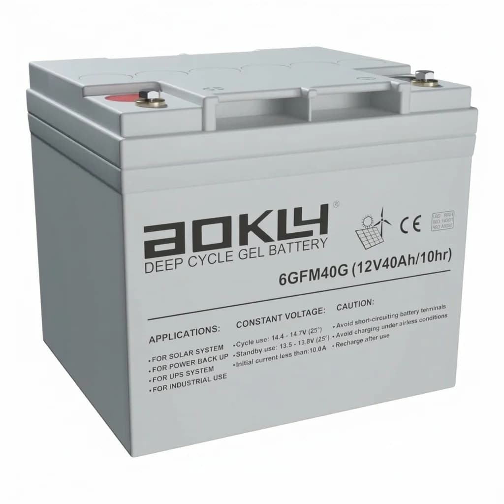 BaterÃa de GEL 40Ah 12V Aokly