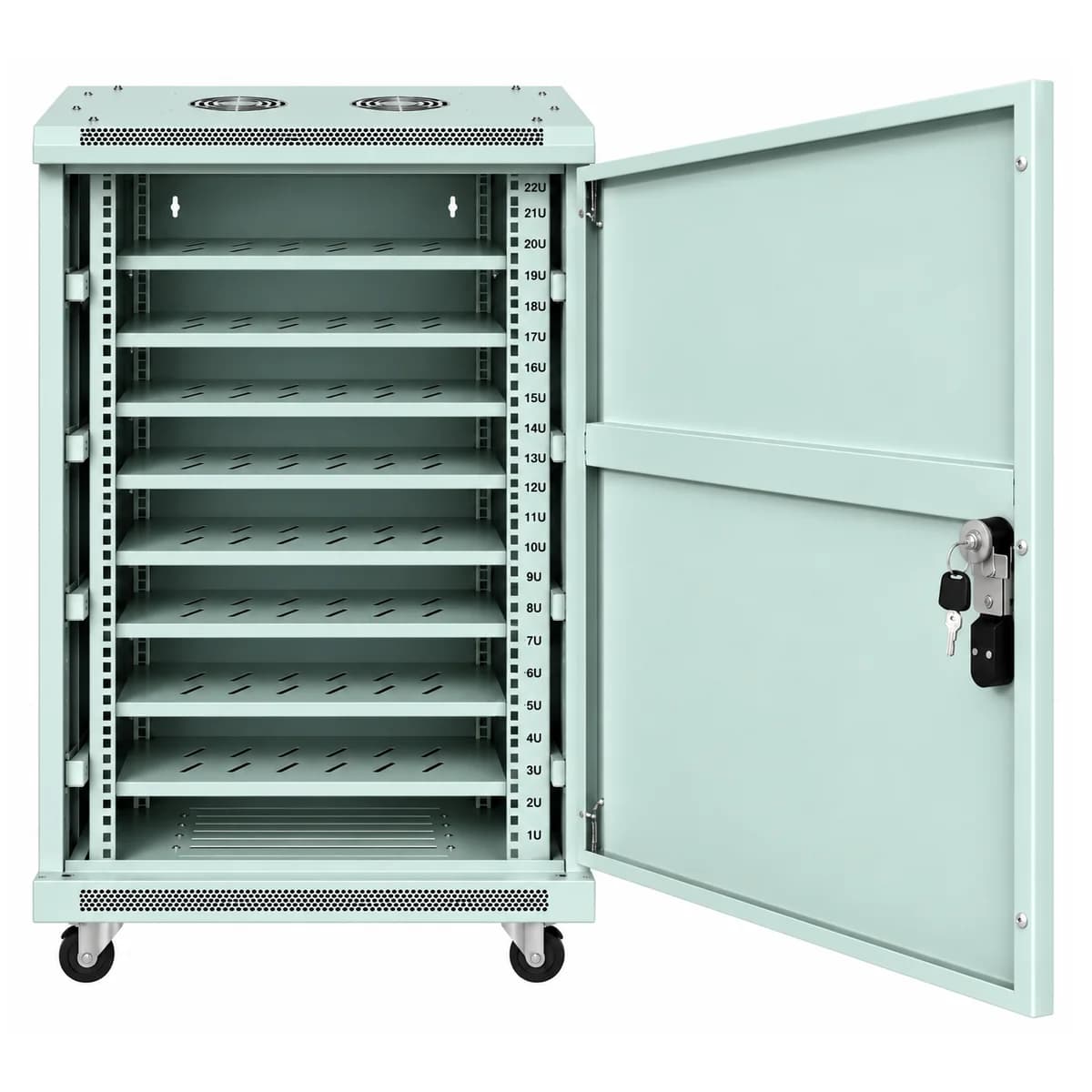 Gabinete para Baterias de Litio 22U gris 600x600x1200mm