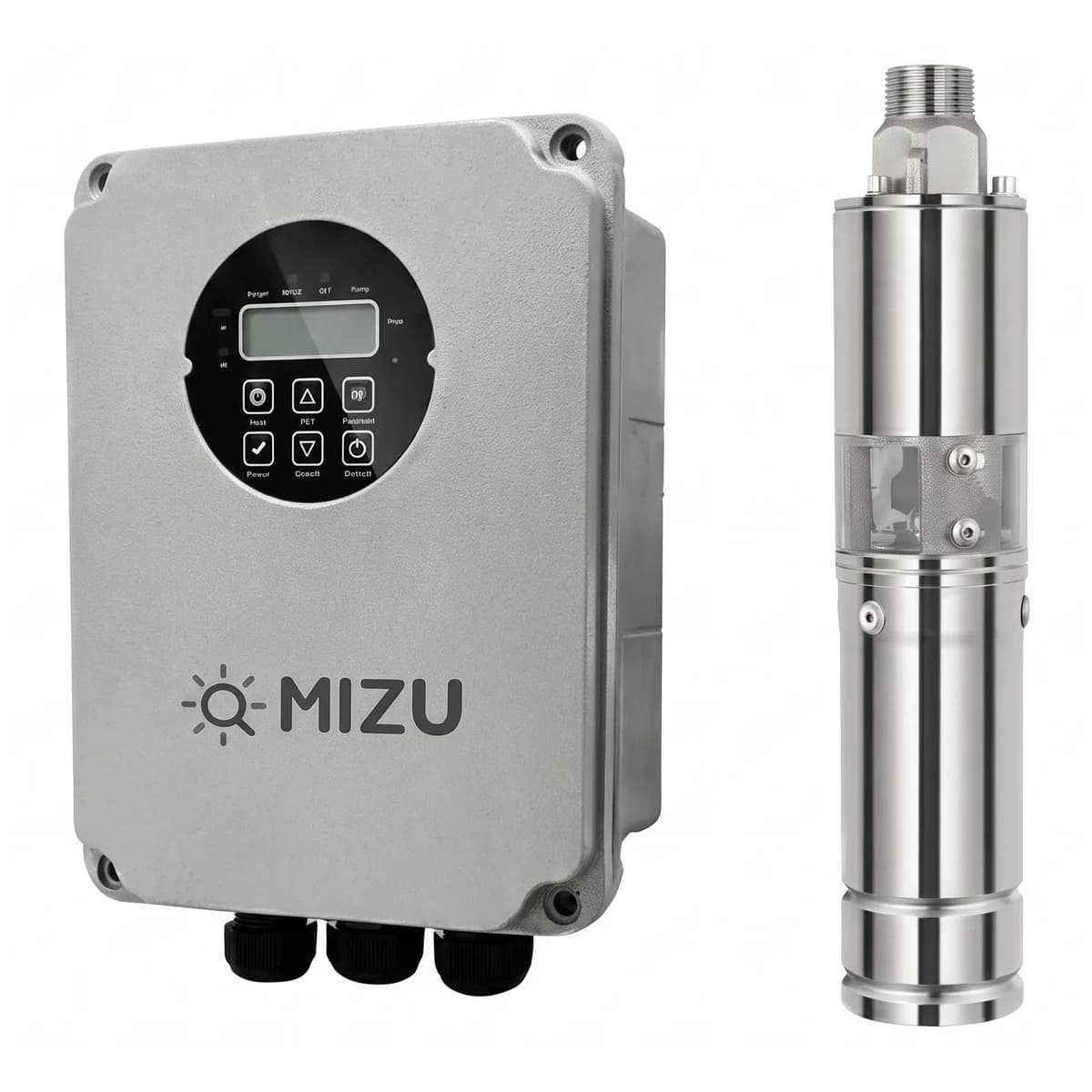 Bomba Solar Sumergible Centrífuga Q3.5 35M 300W 24V Mizu
