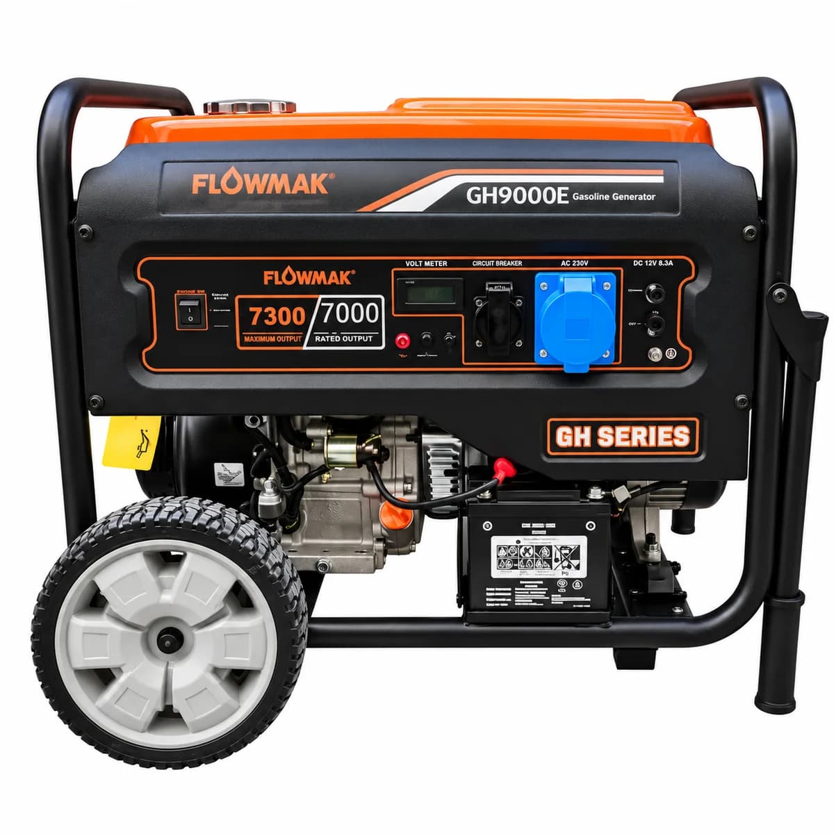 Generador a gasolina 7000W 220V partida eléctrica GH9000E Flowmak