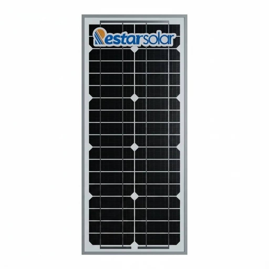 Panel Solar 20 watts monocristalino Restarsolar