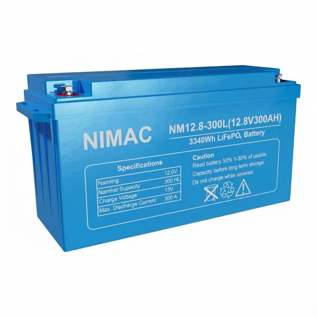 BaterÃa de litio 300Ah 12.8V NIMAC