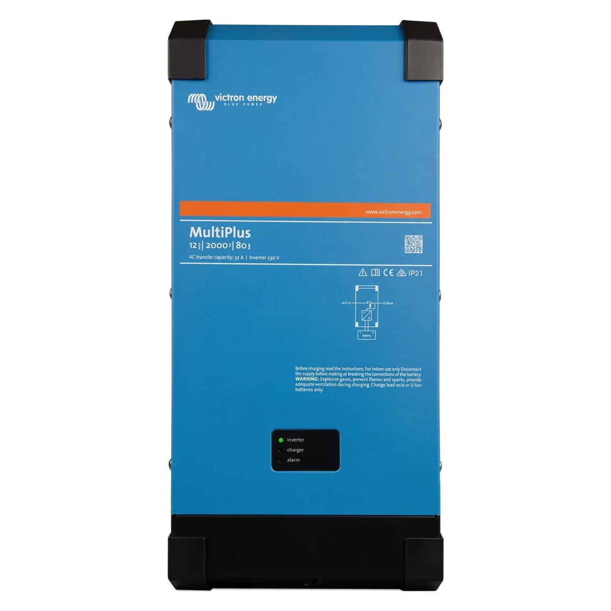 Inversor Cargador 2000VA 12V MultiPlus 12/2000/80 Victron