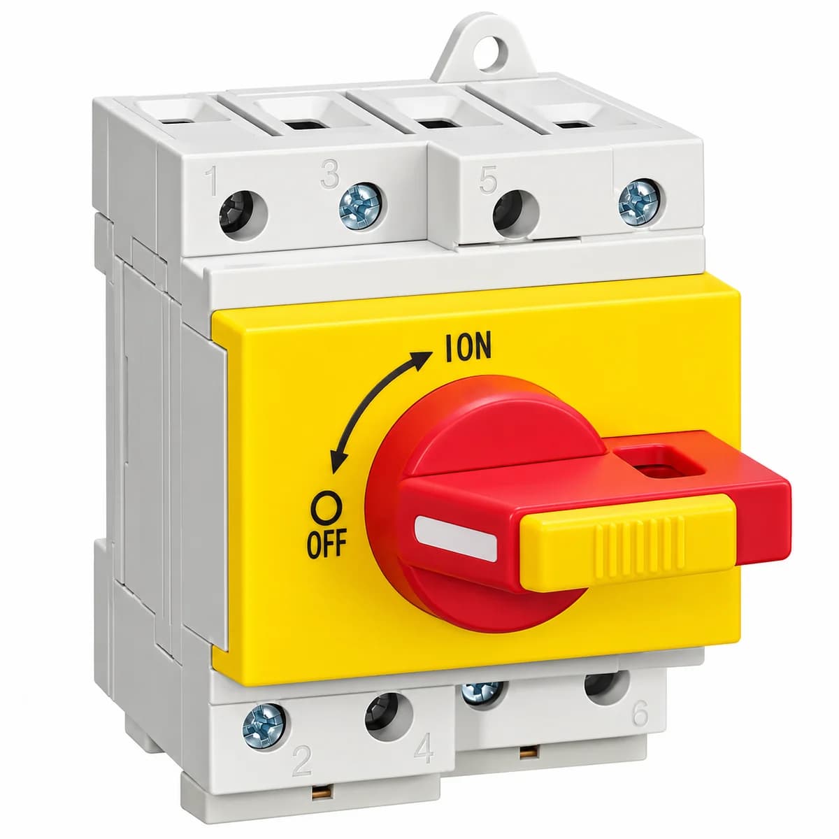 ZJBENY Seccionador CC BYT.2a-32 4Polos 16-25-32A 1200VDC Riel-DIN