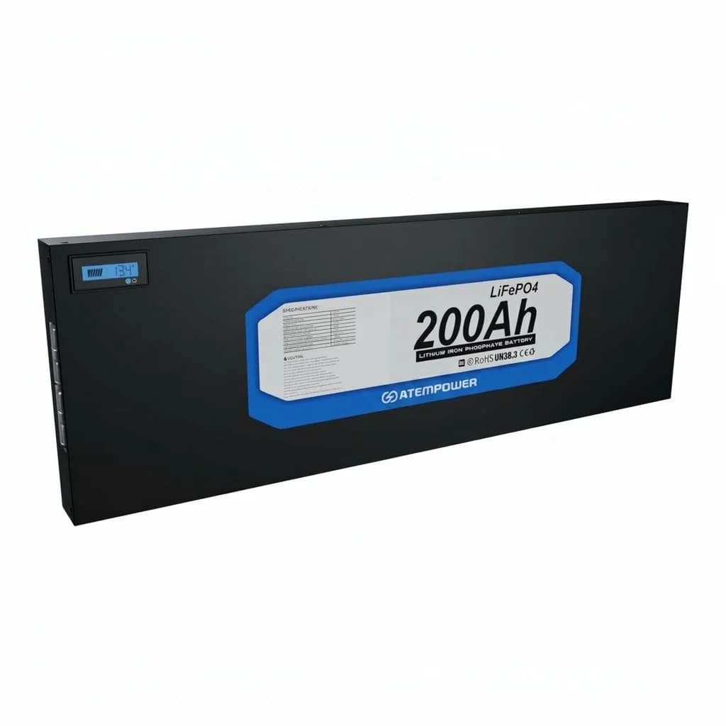Batería de litio delgada 200Ah 12.8V ATEM POWER