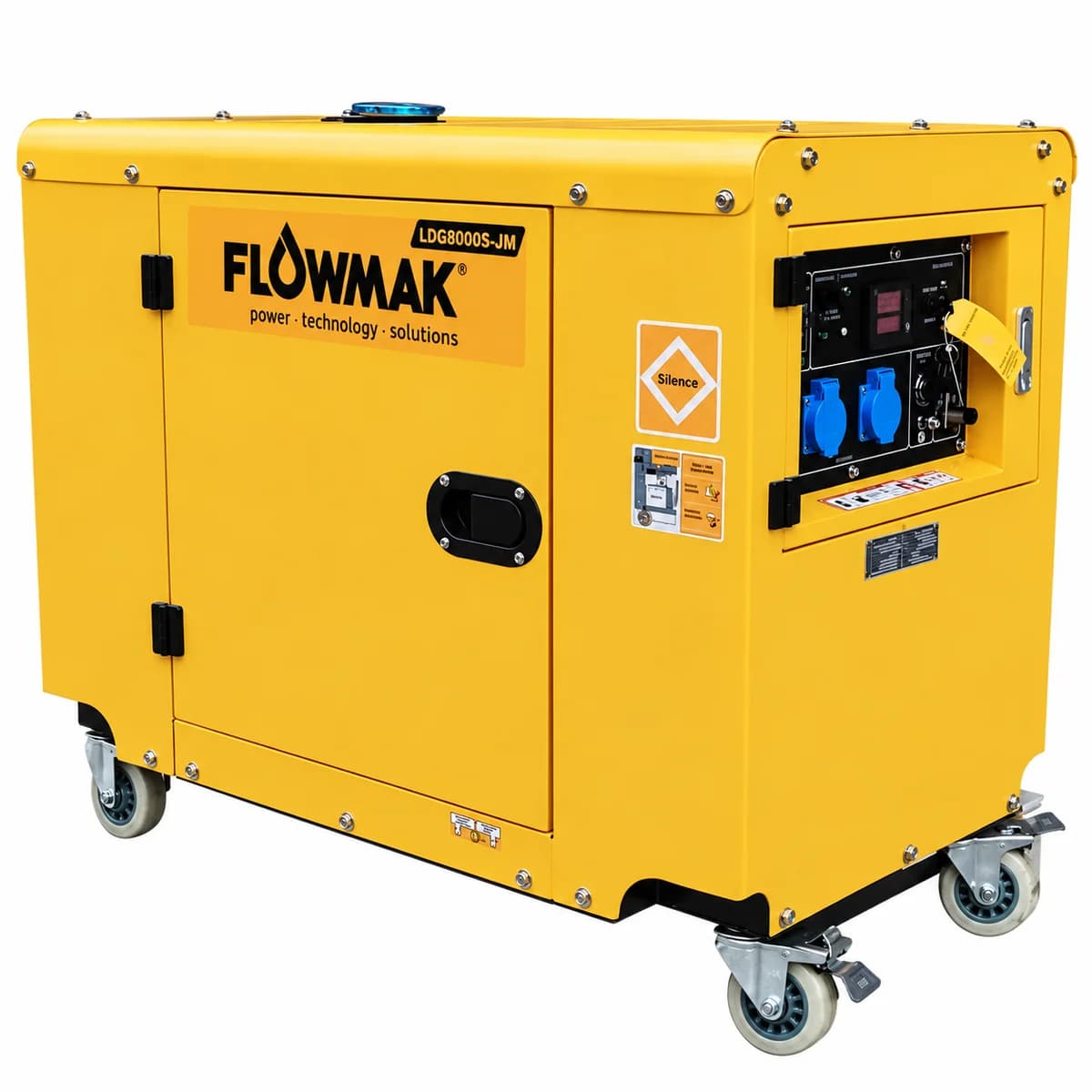 Generador diésel insonorizado 6000 W 220V LDG8000S-JM Flowmak