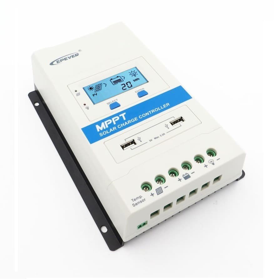 Controlador de Carga MPPT 10A Epever Triron 1206N Modular